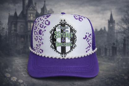Strange & Unusual purple trucker hat—Rare Breed highlight series